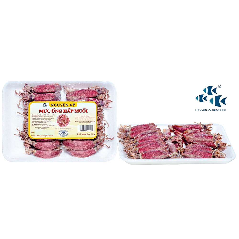 Mực Ống Hấp Muối